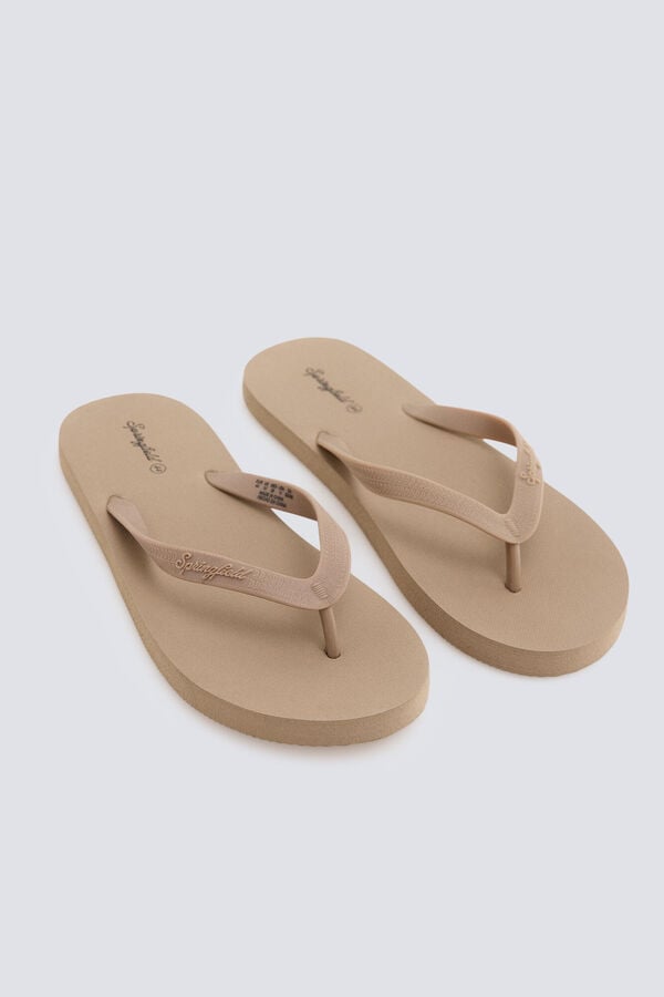 Springfield Toe post sandal brown