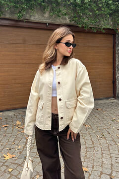 Trendyol Blazer cruzada de doble botonadura