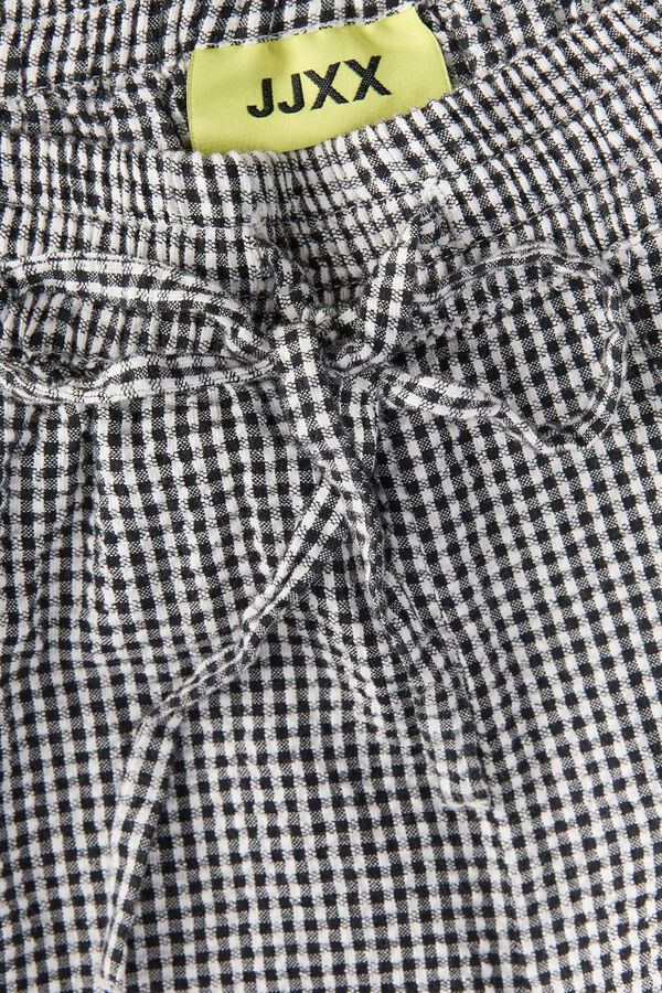 Jack & Jones Shorts seersucker algod&oacute;n negro