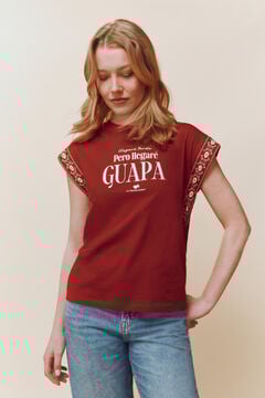 Springfield Camiseta "Llegar&eacute; tarde, pero llegar&eacute; guapa"