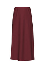 Pieces Falda larga rojo