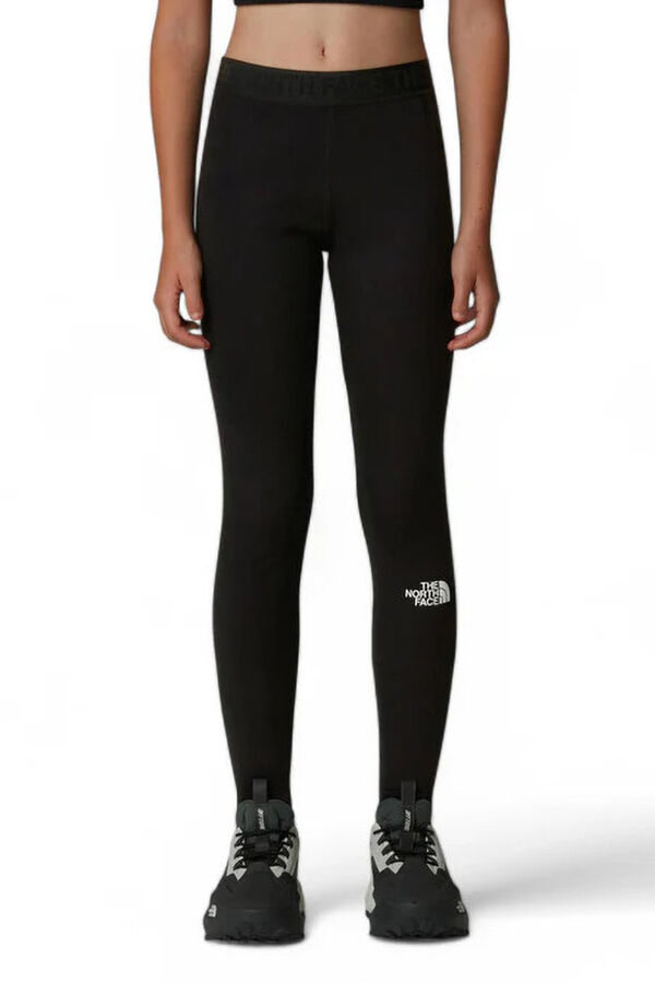The North Face kids Leggings Respir&aacute;veis Leves preto