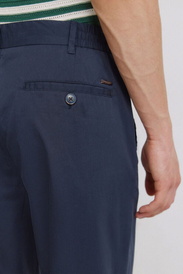 Springfield Lightweight relaxed fit chinos blue