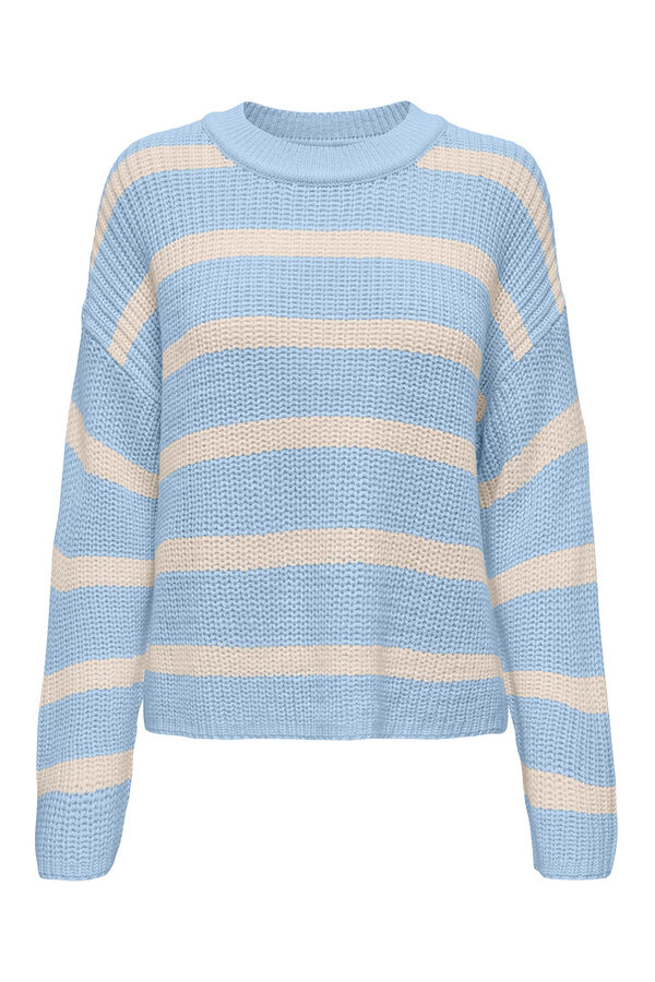 JDY Jumper round neck blue