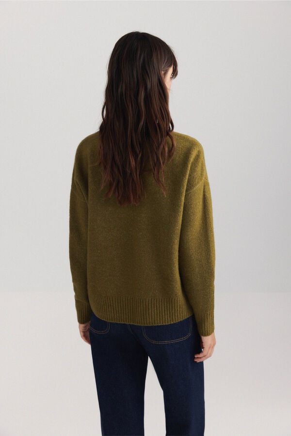 Springfield Basic knit jumper green