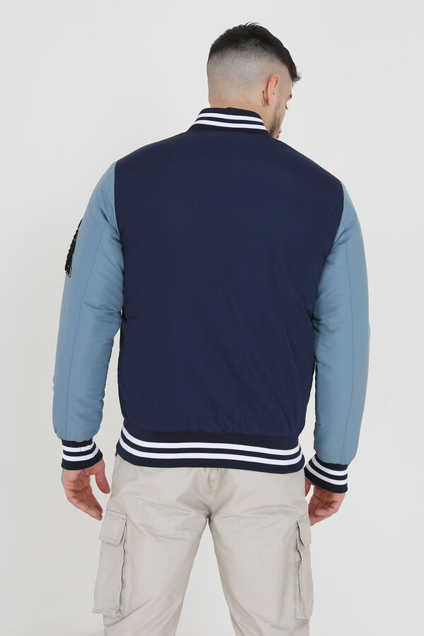 Springfield Baseball jacket with embroidered navy