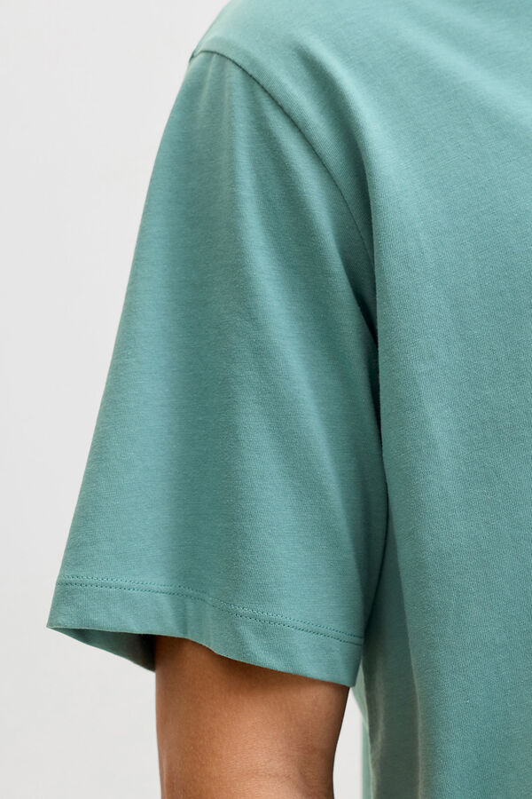 Jack & Jones Camiseta regular fit turquesa