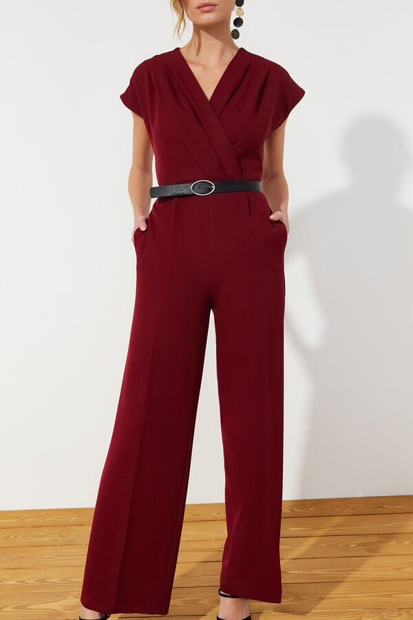 Trendyol Crossover jumpsuit Bordo