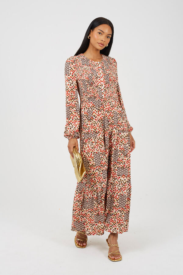 Brave Soul Long print dress Print