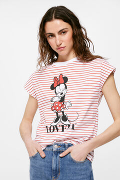 Springfield T-shirt "Lovely" Minnie branco