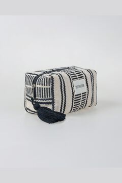 Systemaction Neceser de tela a rayas