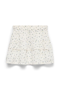 Vero Moda Girl Printed short skirt white