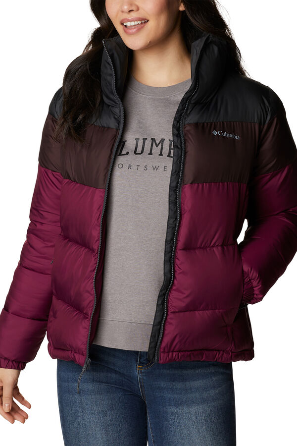 Springfield Columbia Puffect colour block jacket for women™  crvena
