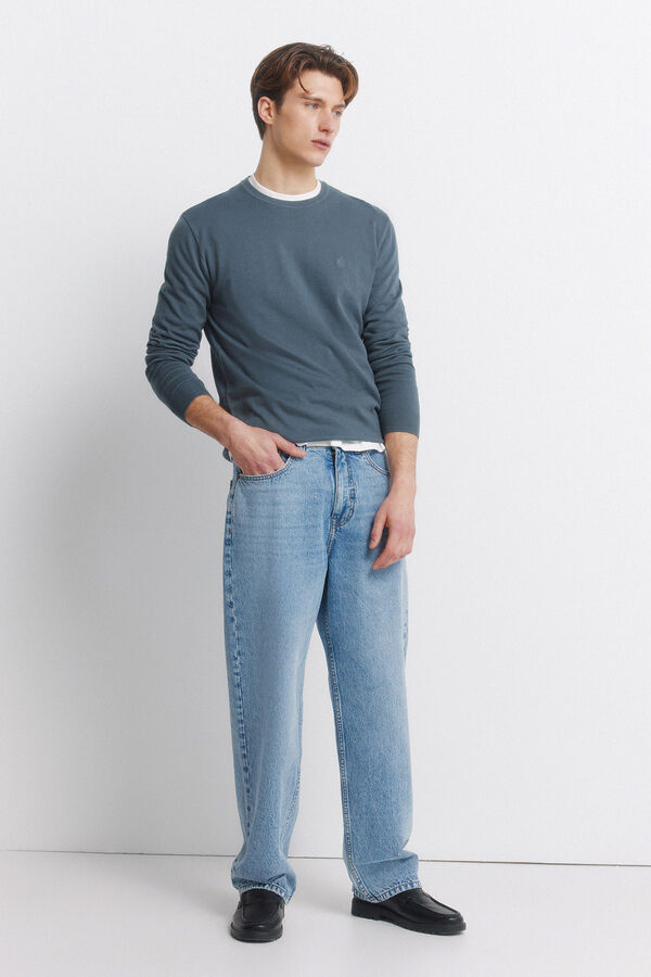 Springfield Basic logo jumper Springfield blue