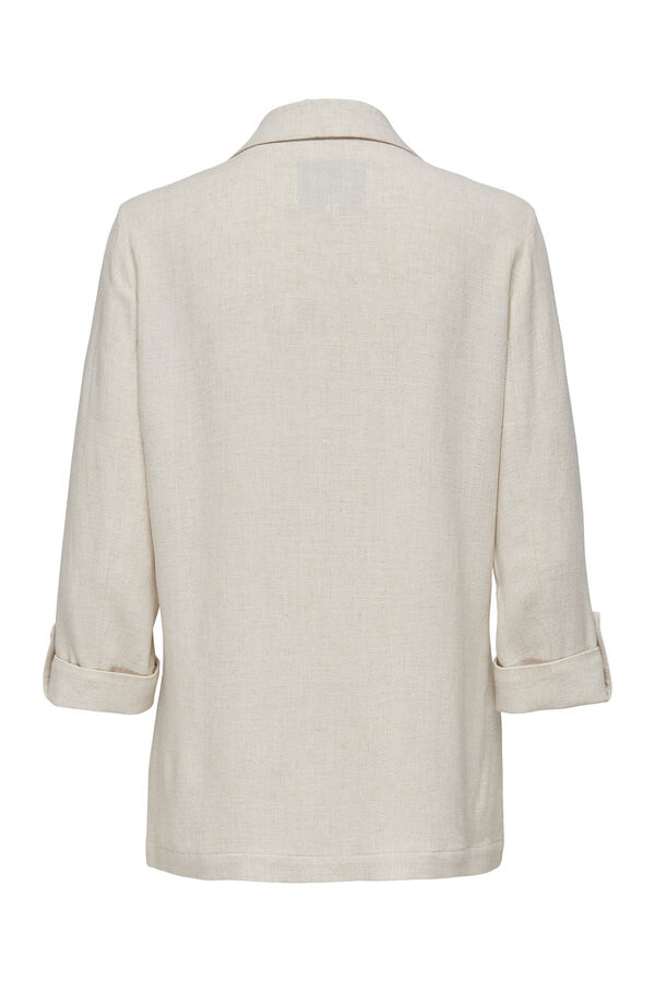 Only Blazer de manga 3/4 remangada gris