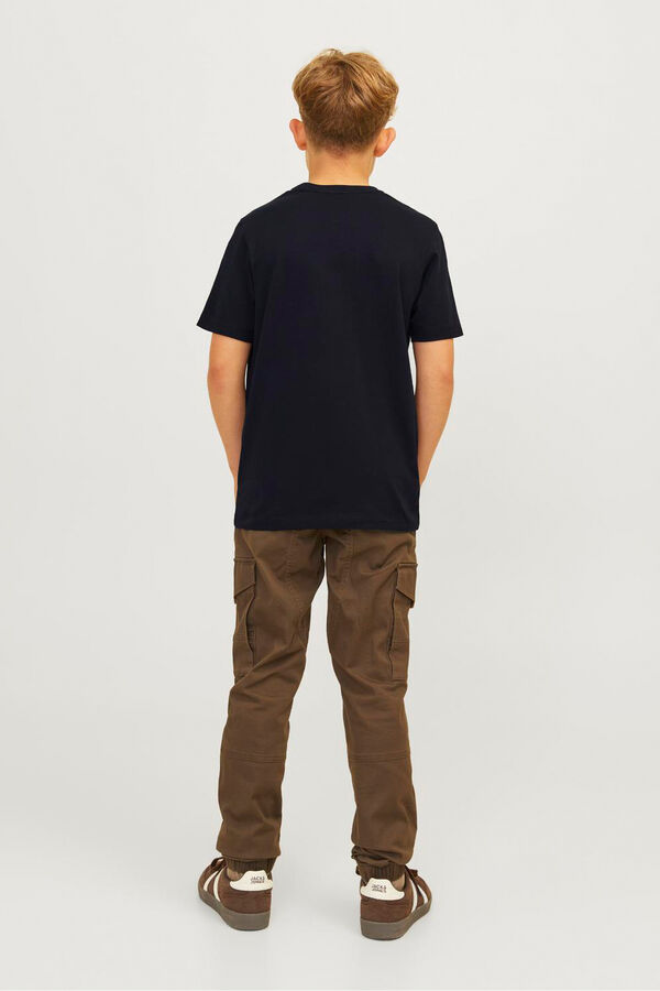 Jack & Jones Junior Camiseta de manga corta b&aacute;sica negro