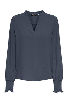 Only Blusa manga larga frunces
