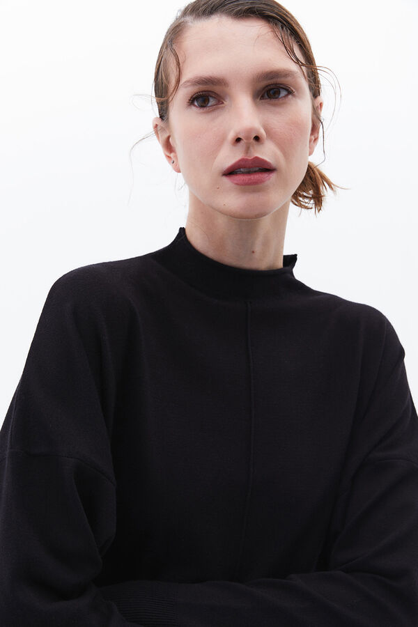 Oxxo Vestido largo abertura negro