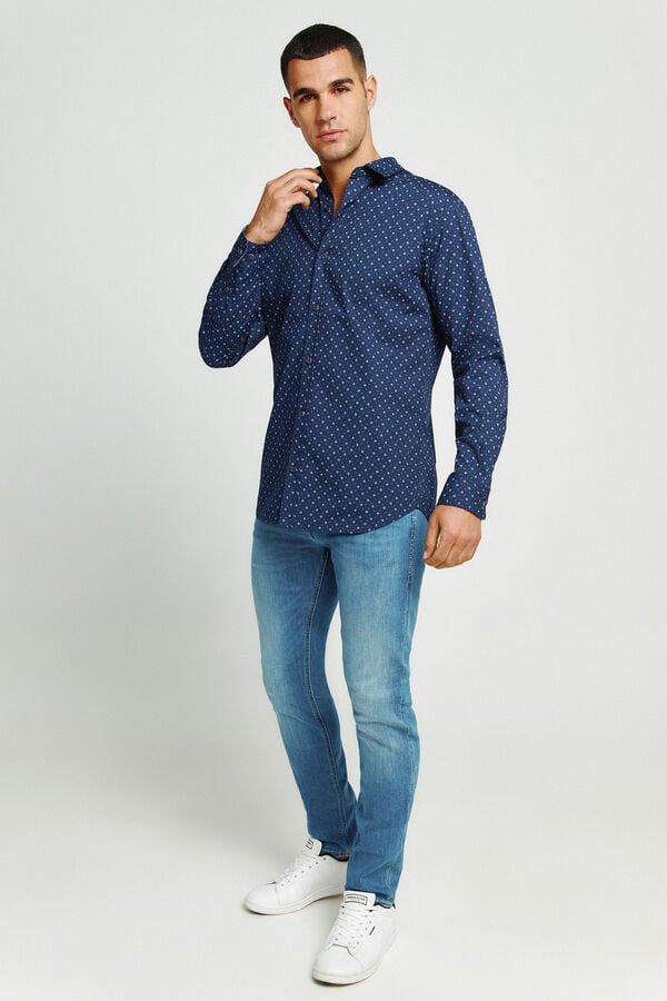 Jack & Jones Slim fit formal shirt blue