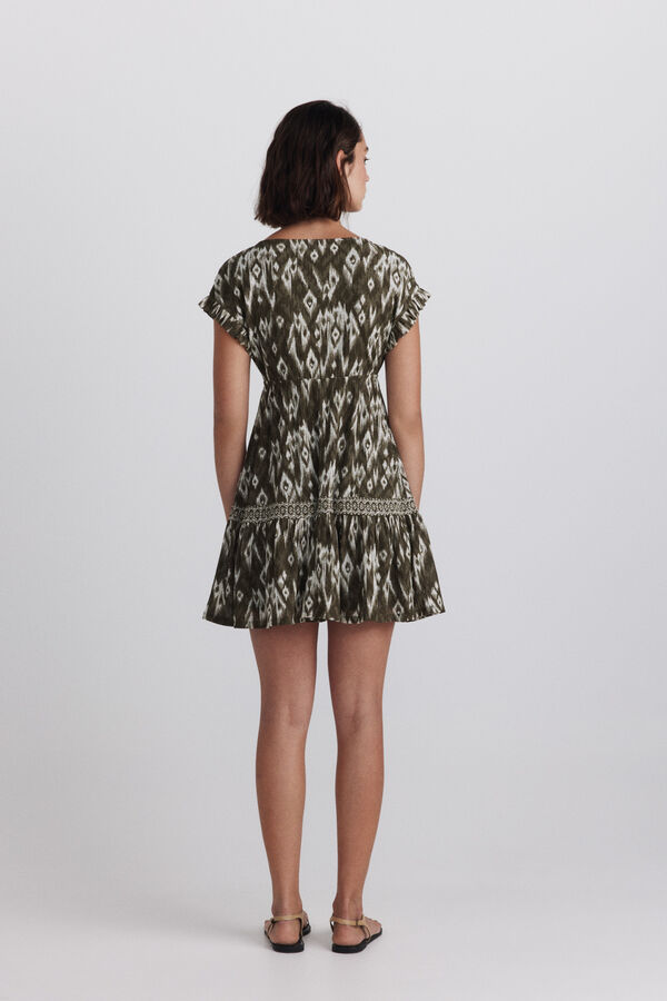 Springfield Printed short dress printed