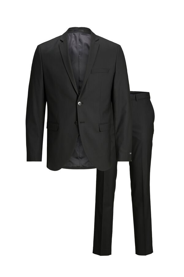 Jack & Jones PLUS Suit jacket and trousers black