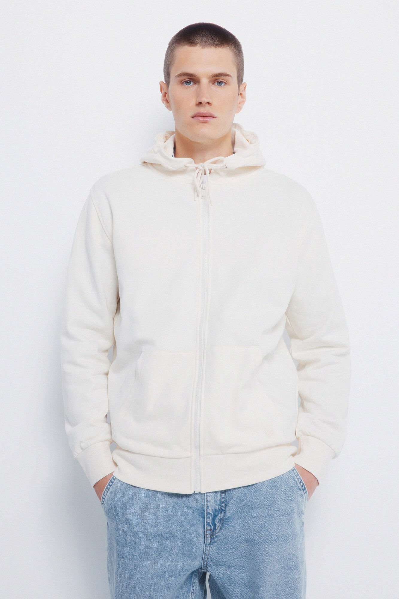 Springfield Sweatshirt hood with zip fastening