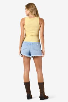 Noisy May Camiseta b&aacute;sica estilo nadadora