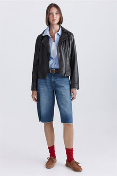 Springfield Faux leather jacket