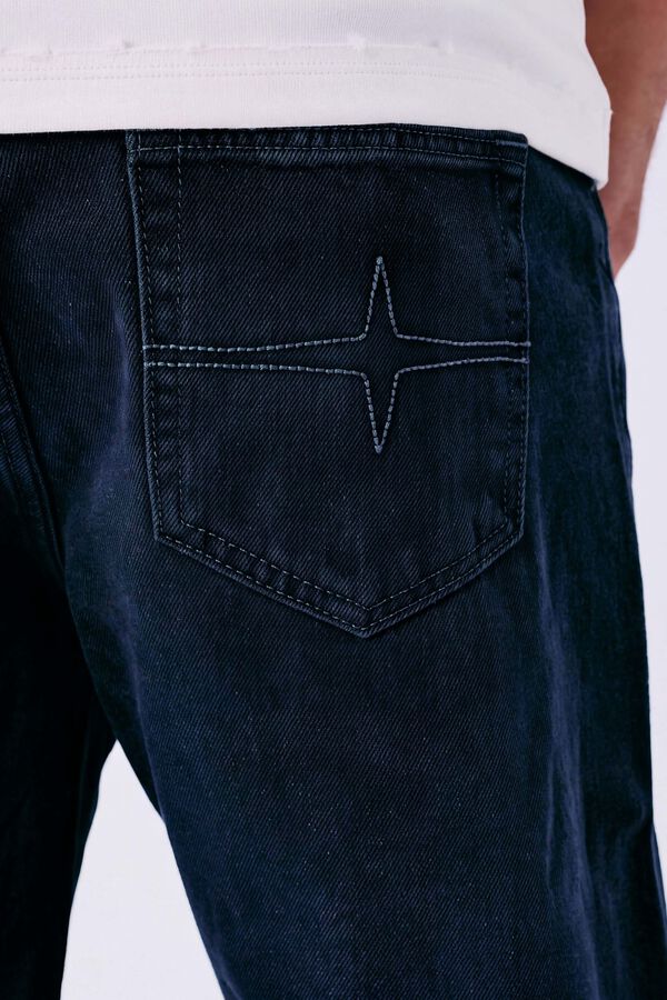 Project X Paris Straight fit distressed jeans blue