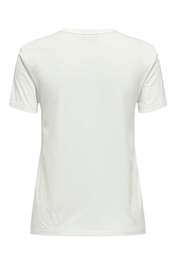 Springfield Camiseta algodón estampado estampado fondo blanco