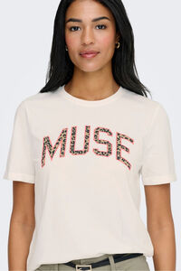 Only Camiseta texto frontal