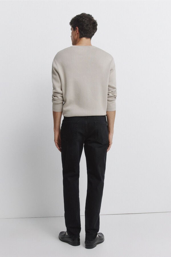 Springfield Jeans preto lavado skinny fit preto