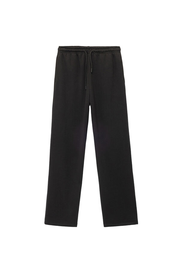 Koton Pantal&oacute;n deportivo de pernera ancha negro