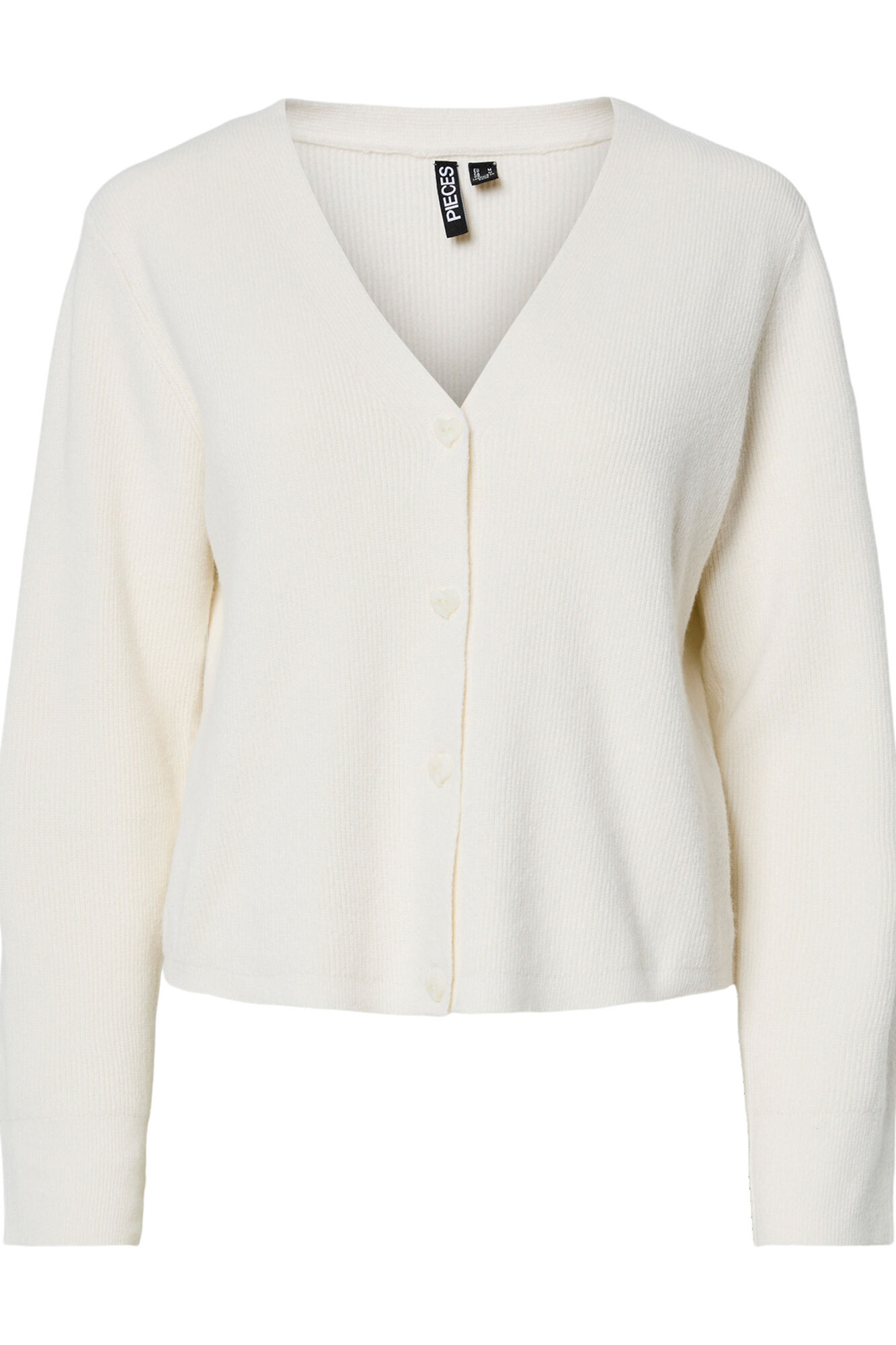 Pieces Basic-Cardigan mit V-Ausschnitt