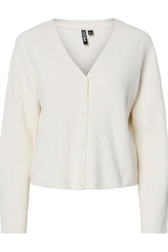 Pieces Basic-Cardigan mit V-Ausschnitt