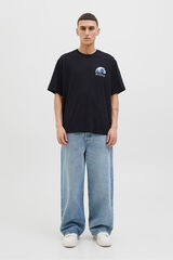 Jack & Jones T-shirt with back print black