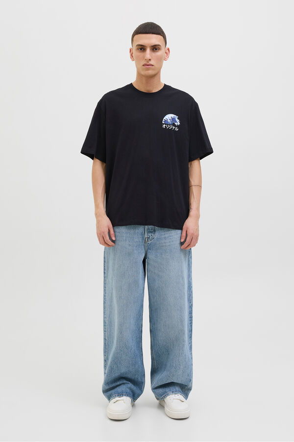 Jack & Jones T-shirt with back print black