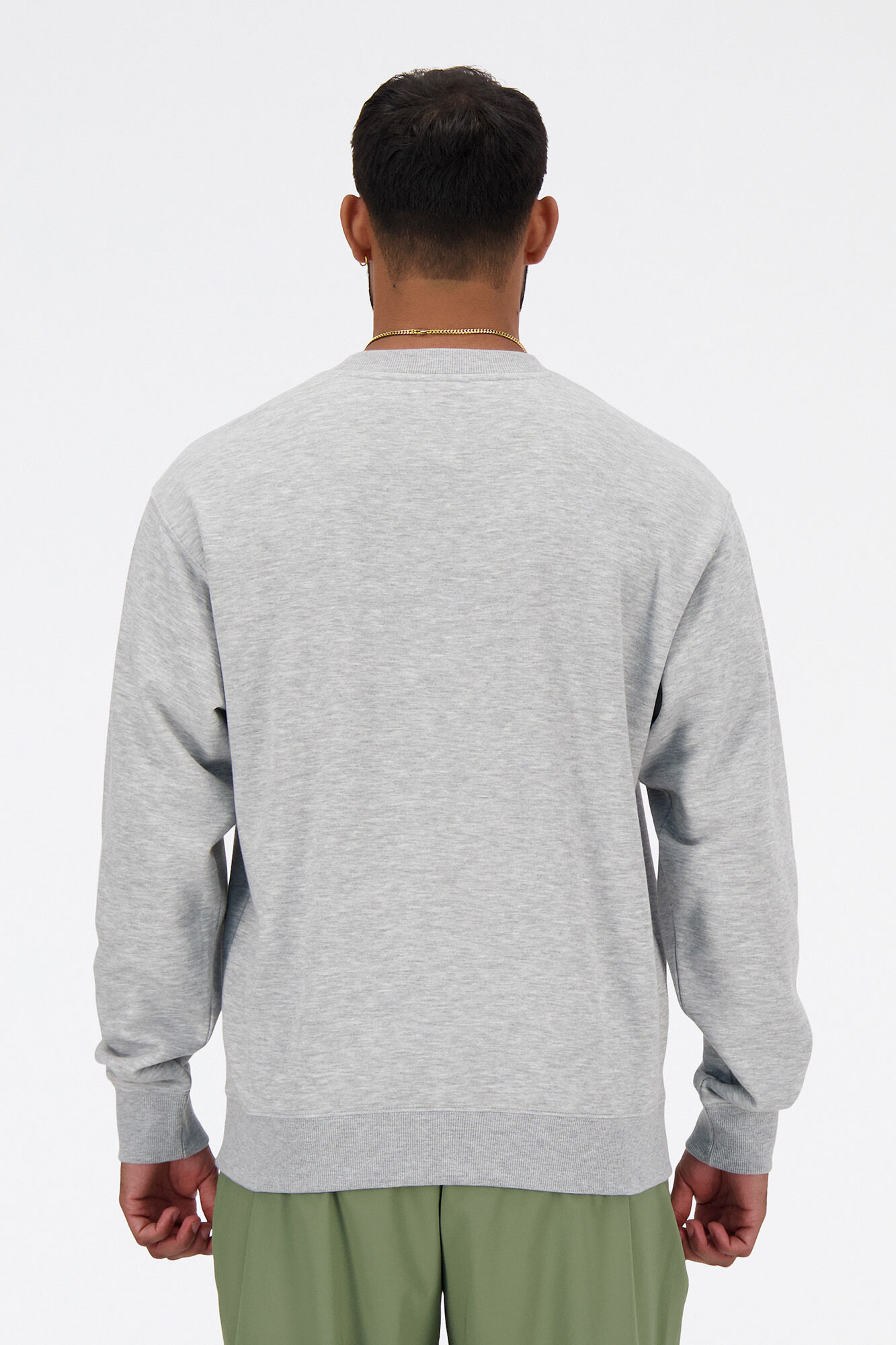 New Balance Sweatshirt com capuz e logotipo empilhado