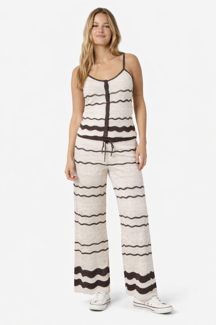 Pantalón largo pointelle