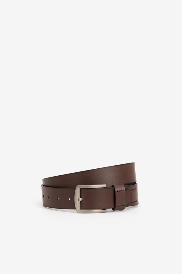 Tiffosi Leather Effect Belt mink