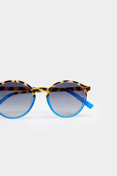 Springfield Óculos de sol ovais bicoloridos azulado