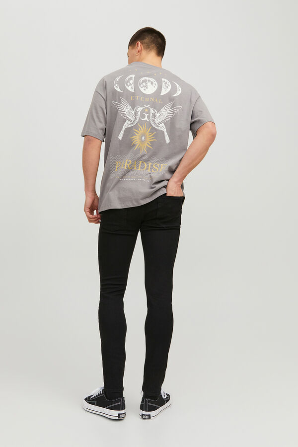 Jack & Jones Skinny Low-Rise Stretch Jeans Schwarz