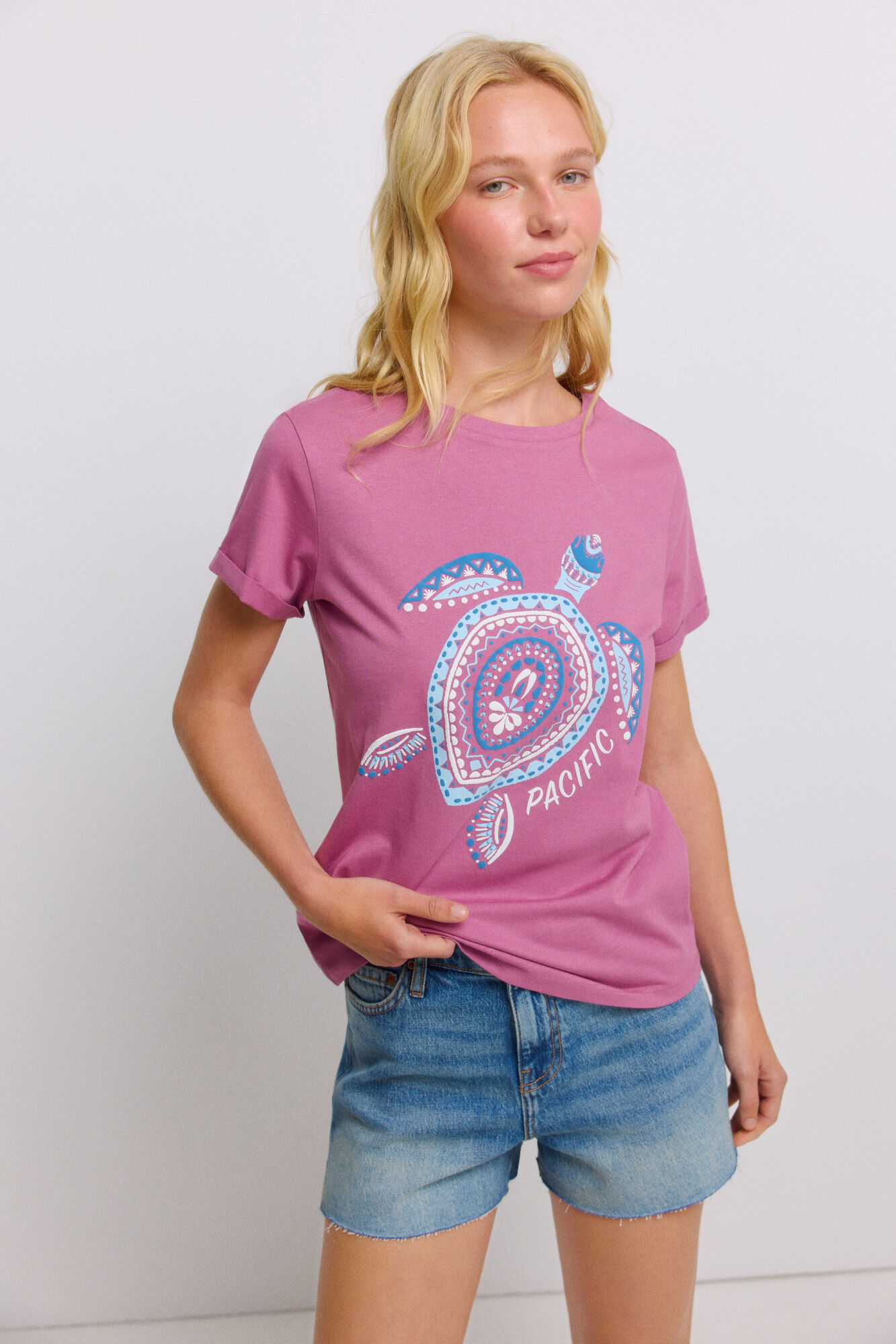 Springfield Camiseta manga corta "waves"