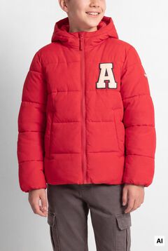 Springfield Kids Casaco acolchoado puffa com remendo para crian&ccedil;a