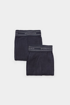 Springfield Pack 2 boxers básicos azul oscuro