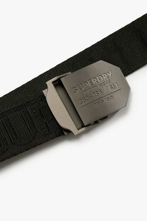 Superdry Gürtel mit Schnalle Schwarz