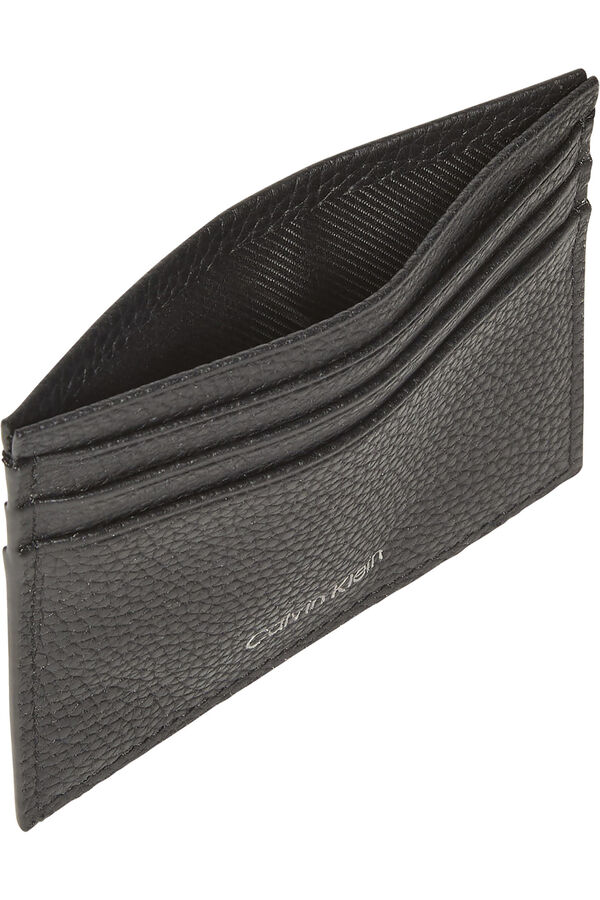 CK Jeans Tarjetero Calvin Klein de piel negro