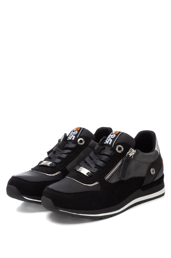 Refresh T&ecirc;nis feminino bege preto