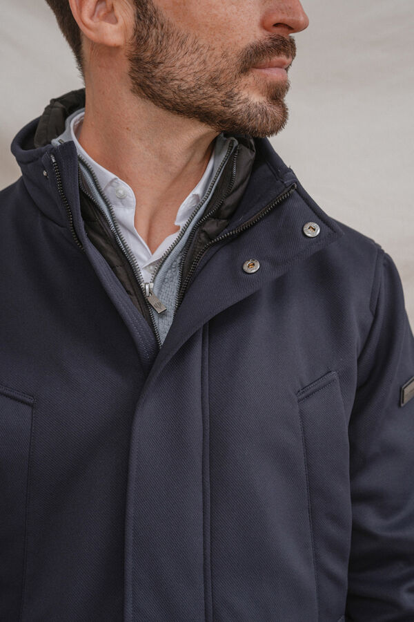 Celopman Parka Doble azul