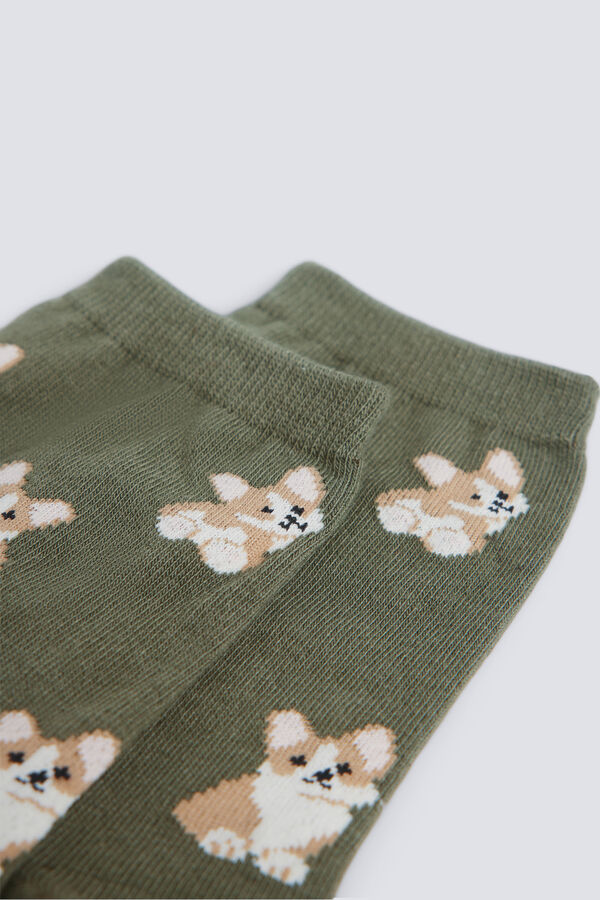 Springfield Long hare sock beige